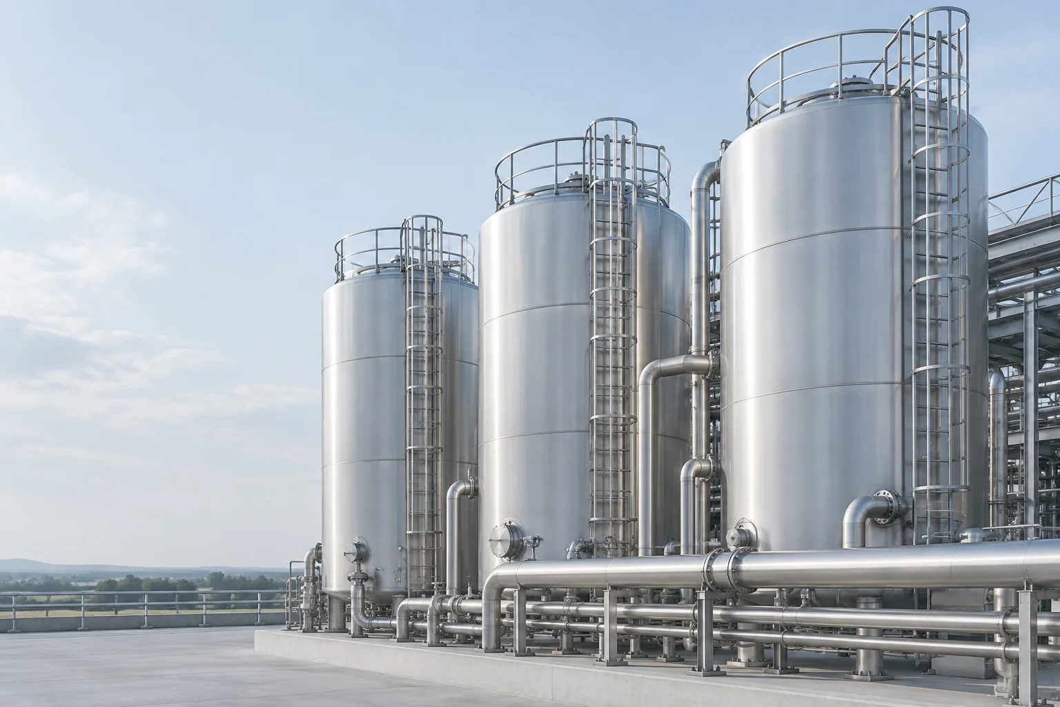 Stainless-steel process vessels